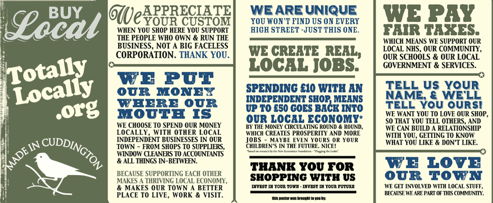 Shop locally in the Borough of Epsom and Ewell